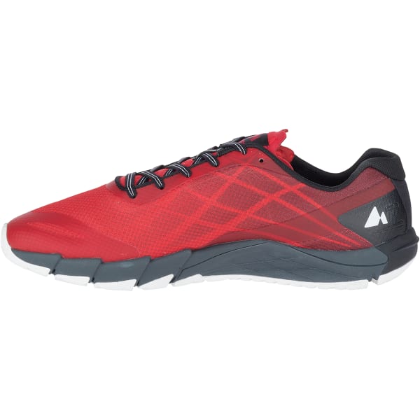 MERRELL Men's Bare Access Flex Trail Running Shoes, High Risk Red