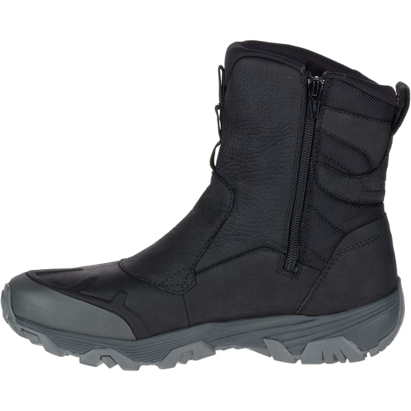 MERRELL Men's Coldpack Ice+ 8-Inch Zip Polar Waterproof Boots, Black