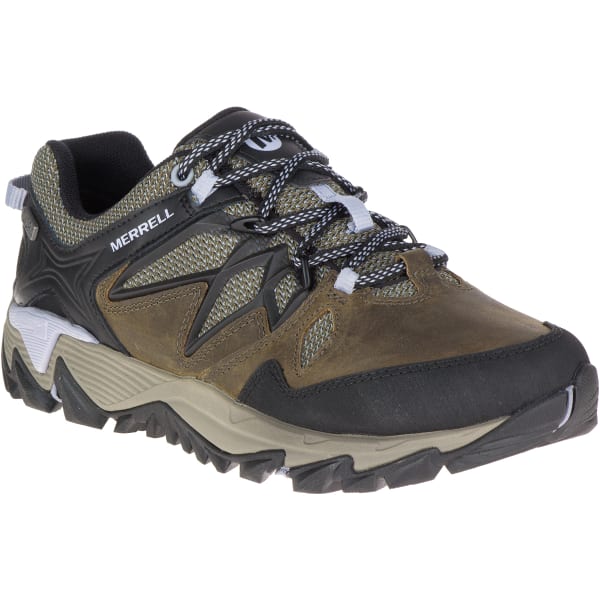 MERRELL Women's All Out Blaze 2 Waterproof Hiking Shoes, Dark Olive