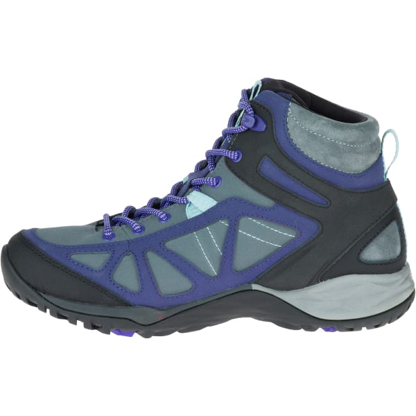 MERRELL Women's Siren Q2 Mid Waterproof Hiking Boots, Turbulence