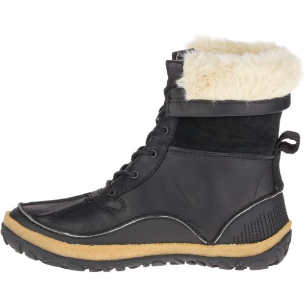 MERRELL Women's Tremblant Mid Polar Waterproof Winter Boots, Black