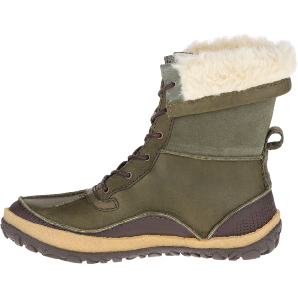 MERRELL Women's Tremblant Mid Polar Waterproof Winter Boots, Dusty Olive -  Eastern Mountain Sports