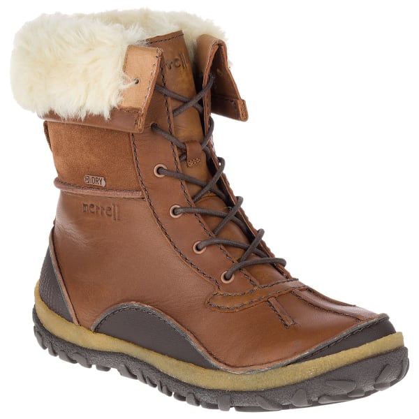 MERRELL Women's Tremblant Mid Polar Waterproof Boots, Oak