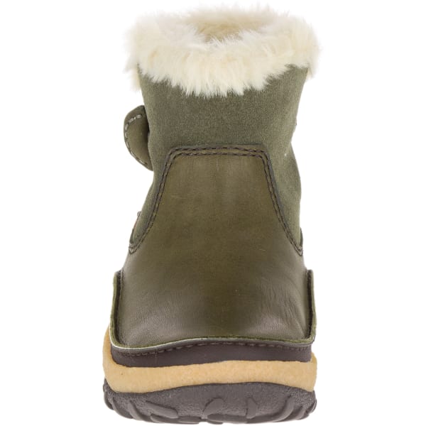 MERRELL Women's Tremblant Pull-On Polar Waterproof Boots, Dusty Olive