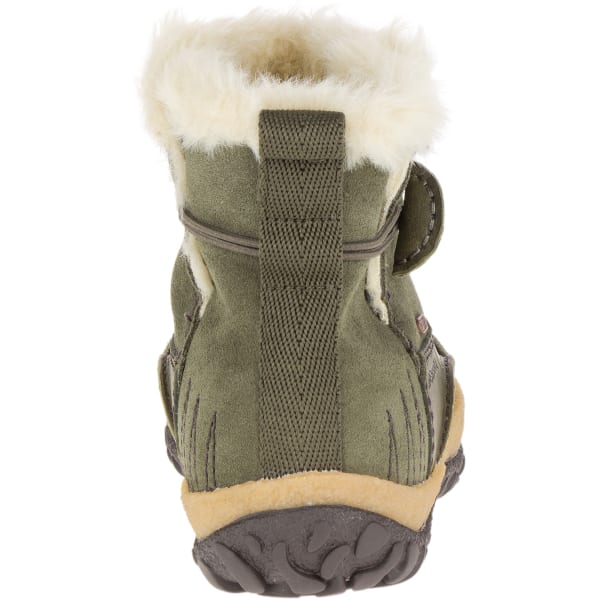 MERRELL Women's Tremblant Pull-On Polar Waterproof Boots, Dusty Olive