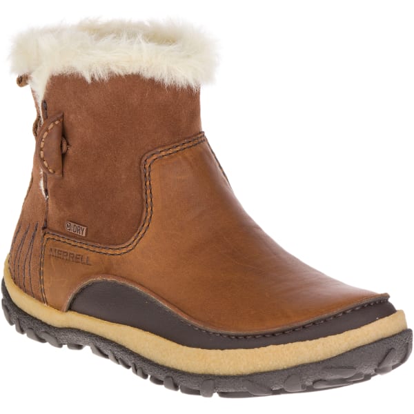 MERRELL Women's Tremblant Pull-On Polar Waterproof Boots, Oak