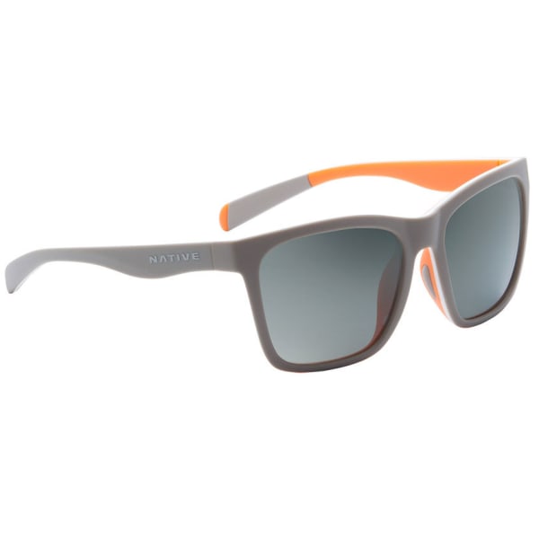 NATIVE EYEWEAR Braiden Sunglasses Matte Gray/White/Peach, Gray