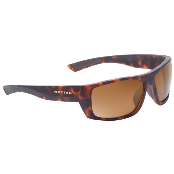 NATIVE EYEWEAR Distiller Sunglasses, Matte Dark Tort/Brown