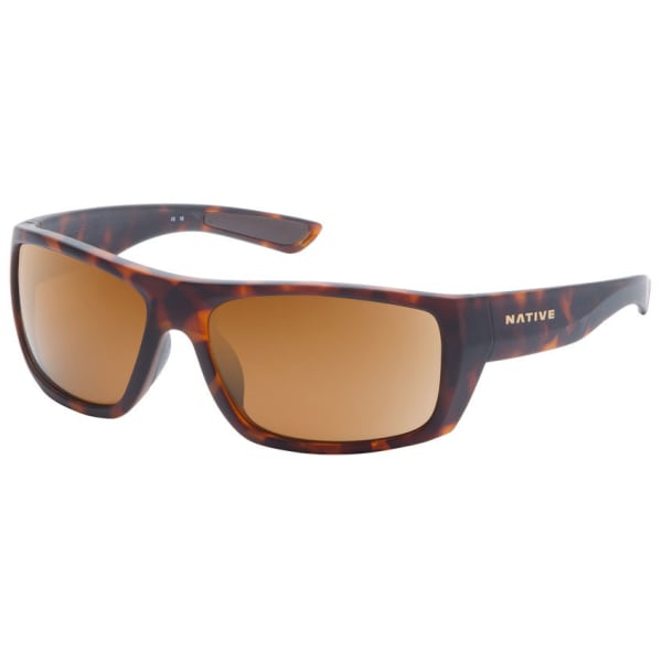 NATIVE EYEWEAR Distiller Sunglasses, Matte Dark Tort/Brown