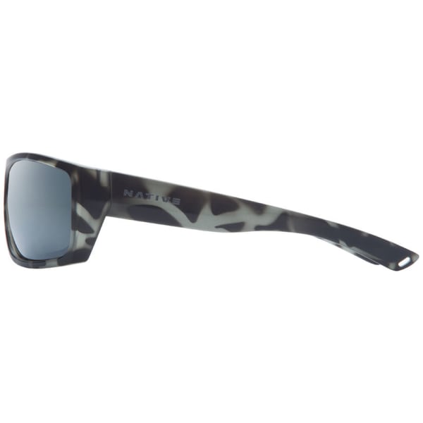 NATIVE EYEWEAR Distiller Sunglasses, Matte Gray Tort/Silver Reflex