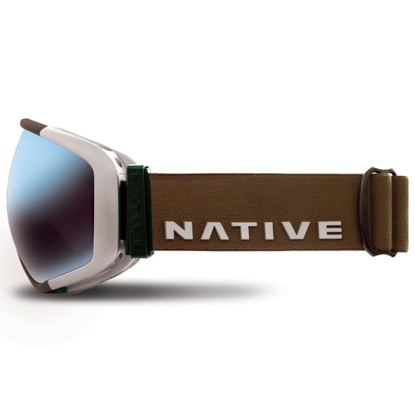 NATIVE EYEWEAR Tank7 Goggles, Aluminum/SnowTuned Rose Blue