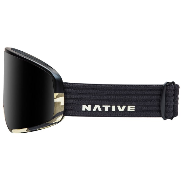 NATIVE EYEWEAR Tenmile Goggles, Black Camo/Dark Gray