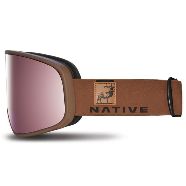 NATIVE EYEWEAR Tenmile Goggles, Exposure/SnowTuned Silver