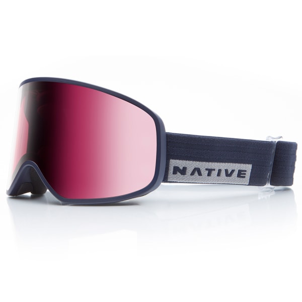 NATIVE EYEWEAR Tenmile Goggles, Ribbet, Rose Lens