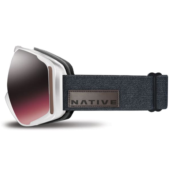 NATIVE EYEWEAR Upslope Goggles, Hesher/SnowTuned Silver