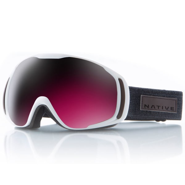 NATIVE EYEWEAR Upslope Goggles, Hesher/SnowTuned Silver