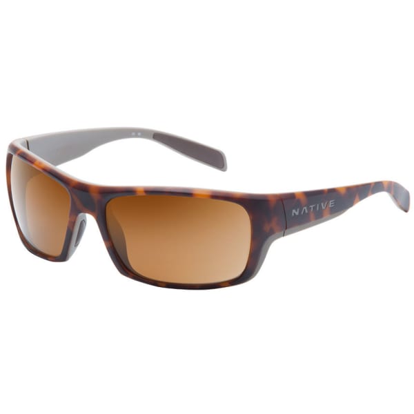 NATIVE EYEWEAR Eddyline Sunglasses, Desert Tort/Brown