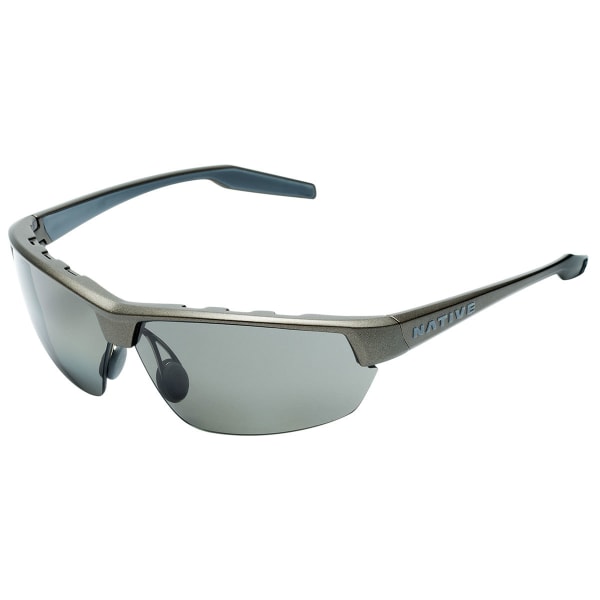NATIVE EYEWEAR Hardtop UItra Sunglasses, Charcoal/Gray