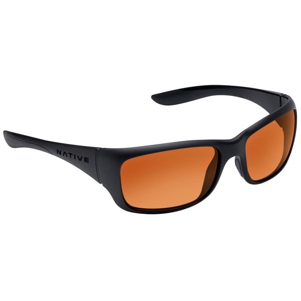 NATIVE EYEWEAR Kannah Sunglasses, Matte Black/Bronze