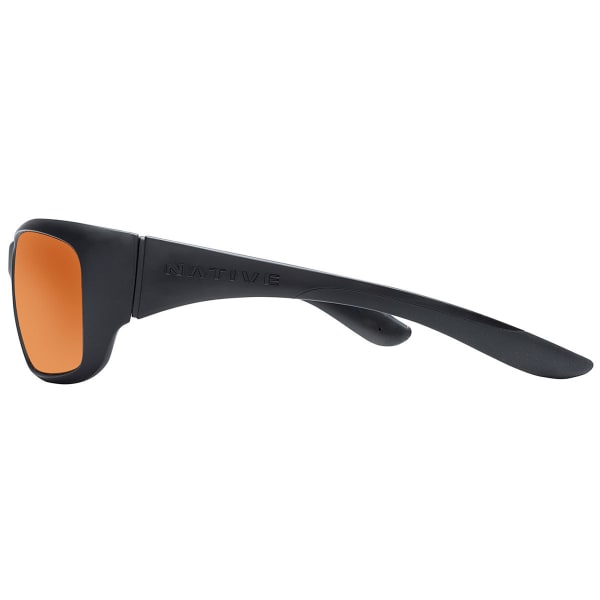 NATIVE EYEWEAR Kannah Sunglasses, Matte Black/Bronze