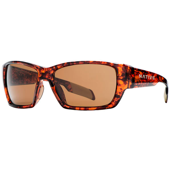 NATIVE EYEWEAR Ward sunglasses, Maple Tortoise, Brown Lens