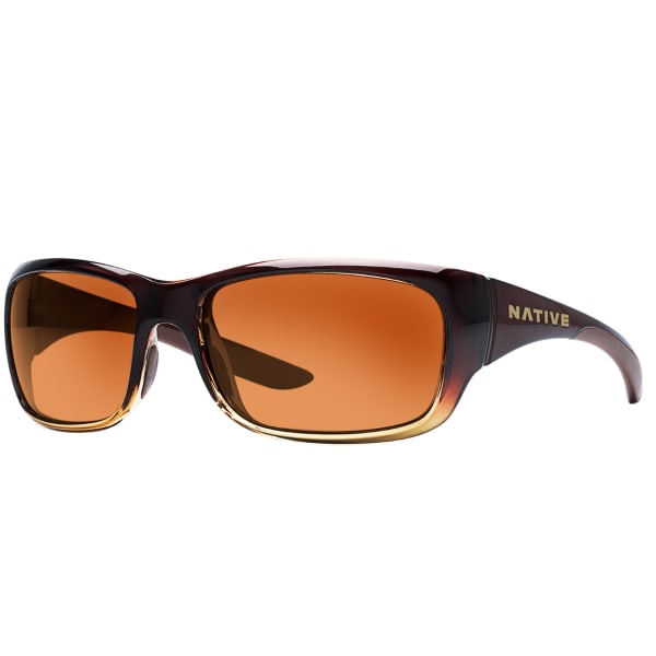 NATIVE EYEWEAR Kannah Sunglasses, Stout Fade, Brown lens