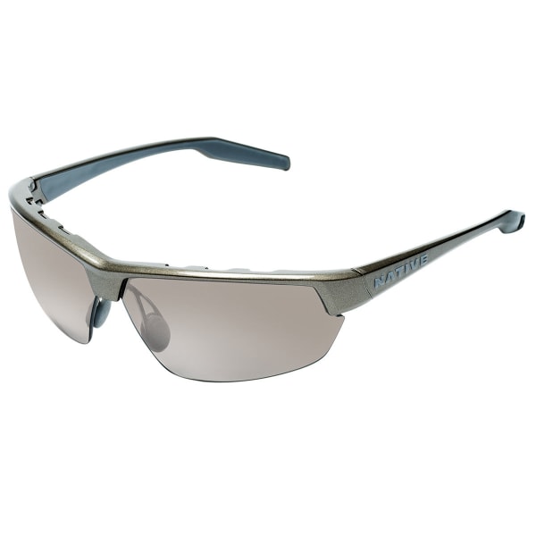 NATIVE EYEWEAR Hardtop Ultra Sunglasses, Gunmetal/Silver Reflex