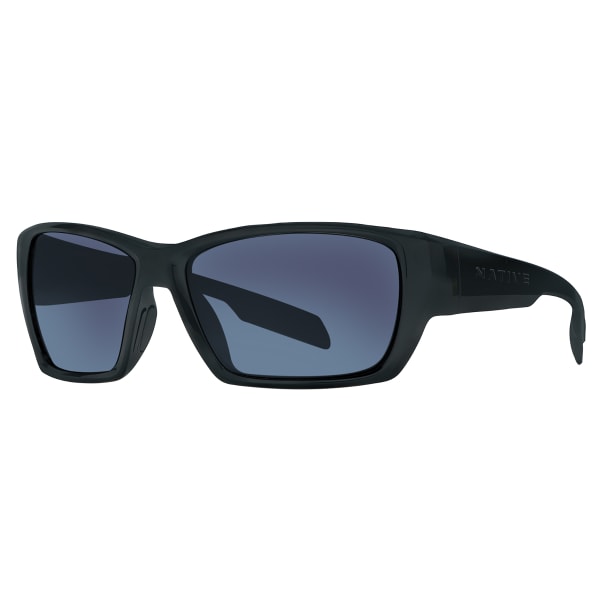 NATIVE EYEWEAR Ward Sunglasses Matte Black/Blue Reflex