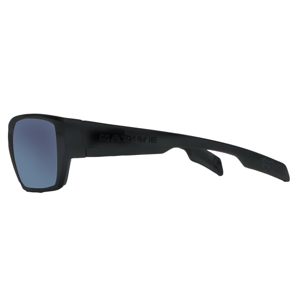 NATIVE EYEWEAR Ward Sunglasses Matte Black/Blue Reflex