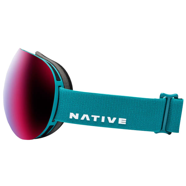 NATIVE EYEWEAR Backbowl Goggles, Tundra - SnowTuned Rose Blue