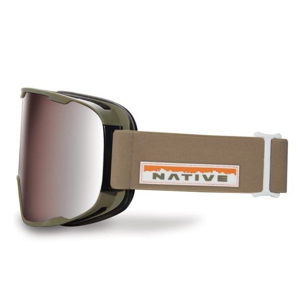 NATIVE EYEWEAR Treeline Goggles, Hawkeye - SnowTuned Silver