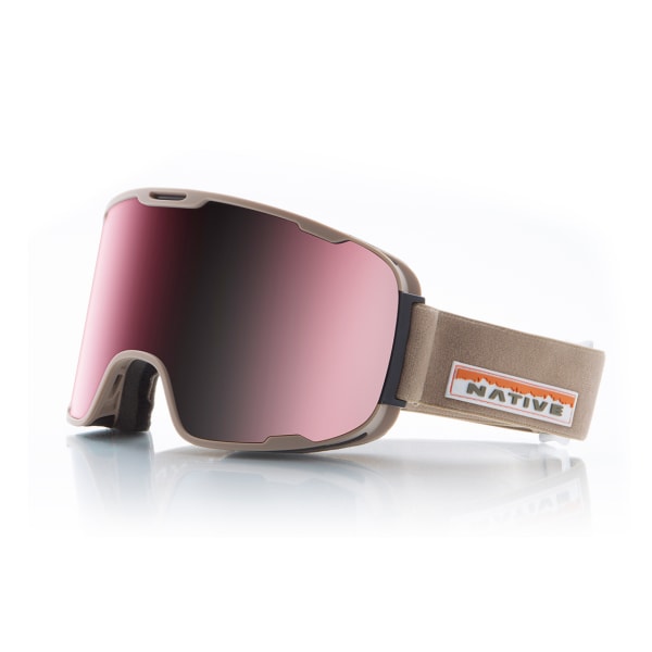 NATIVE EYEWEAR Treeline Goggles, Hawkeye - SnowTuned Silver