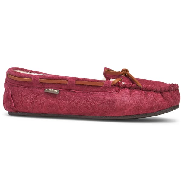 LAMO Women's Kayla Moc Slippers, Burgundy