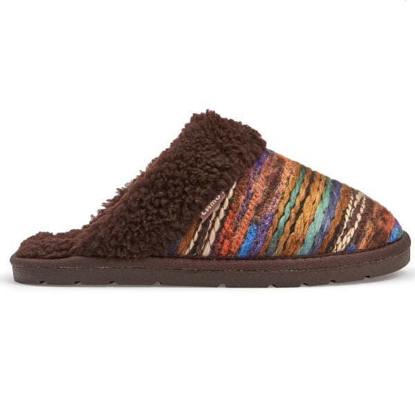 LAMO Women's Cora Knit Slippers, Chocolate