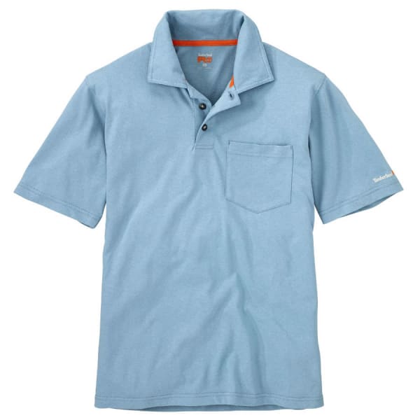 TIMBERLAND PRO Men's Base Plate Pocket Short-Sleeve Polo Shirt