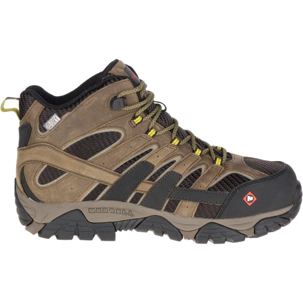 MERRELL Men's Moab 2 Vent Mid Waterproof Comp Toe Work Boots