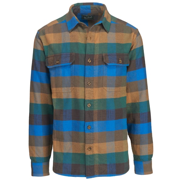 WOOLRICH Men's Oxbow Bend Plaid Flannel Shirt, Modern Fit