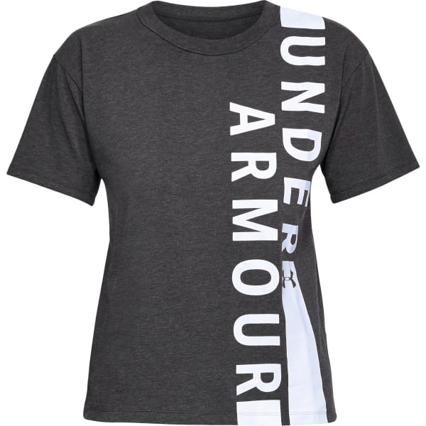 UNDER ARMOUR Women's UA Girlfriend Wordmark Crew Short-Sleeve Tee