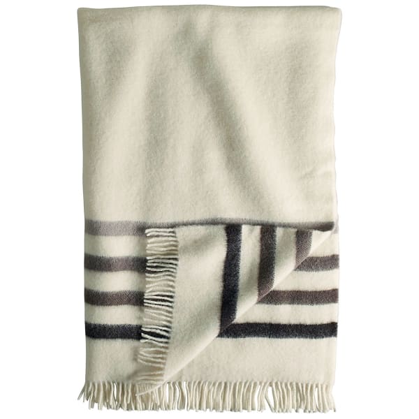 WOOLRICH Hudson's Bay Capote Throw & Pink Stripe Wool Blanket