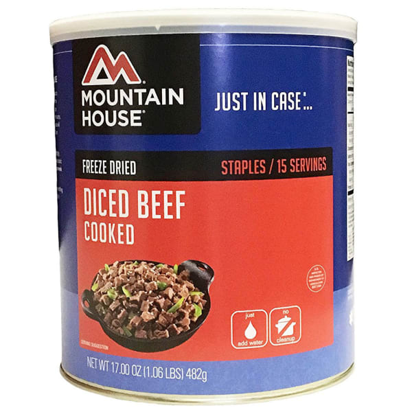 MOUNTAIN HOUSE Diced Beef, #10 Can