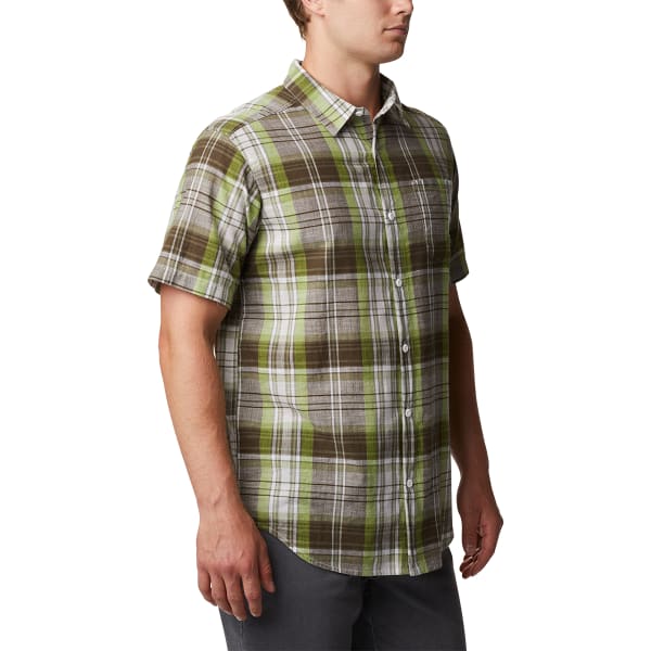 COLUMBIA Men's Under Exposure Yarn-Dye Short Sleeve Shirt