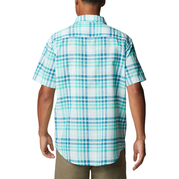 COLUMBIA Men's Under Exposure Yarn-Dye Short Sleeve Shirt