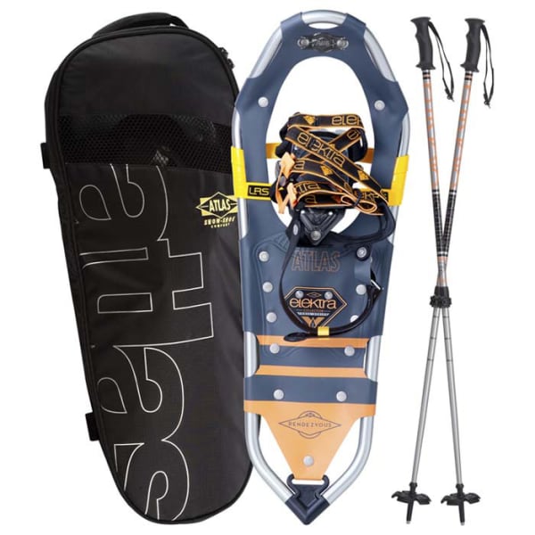 ATLAS Women's Elektra Rendezvous 23 Kit Snowshoes Kit, Grey