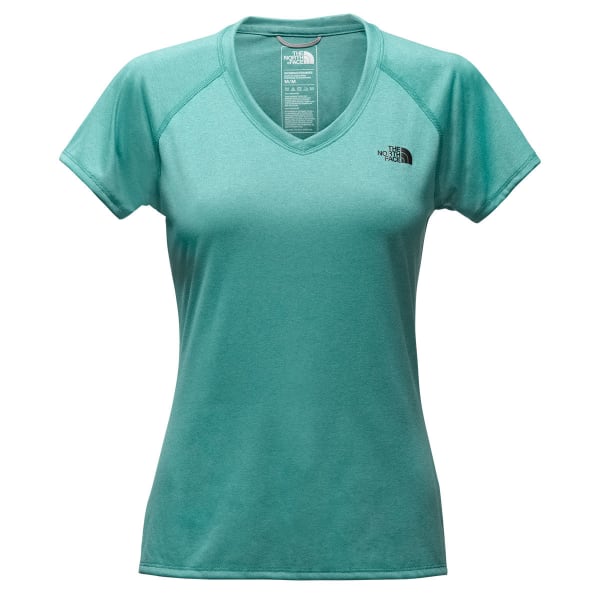 THE NORTH FACE Women's Reaxion Amp V-Neck Short-Sleeve Tee