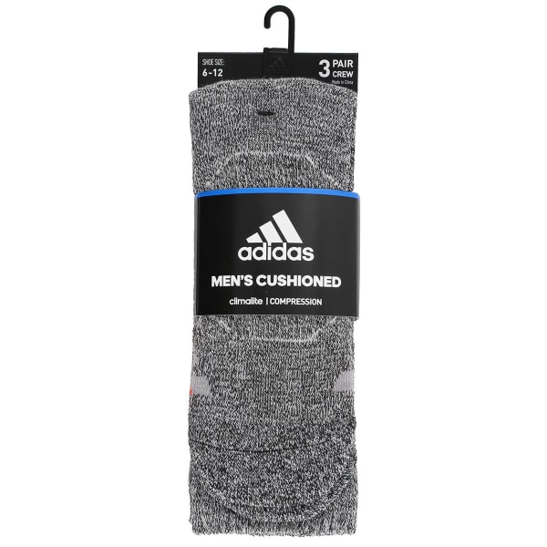 ADIDAS Men's Cushioned Color Crew Socks, 3-Pack