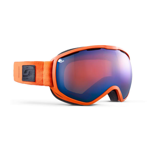 JULBO Atlas Goggles, Orange/Blue - Mirror Spectron Double Lens Cat. 3