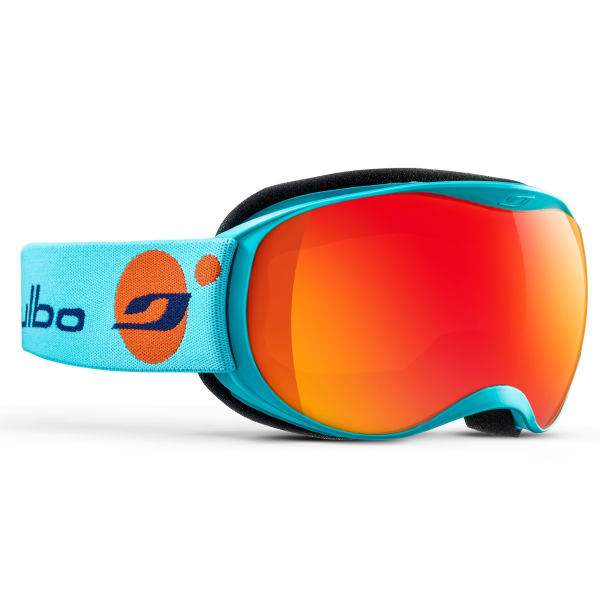 JULBO Atmo Goggles, Sky Blue/Orange - Mirror Spectron Double Lens Cat. 3