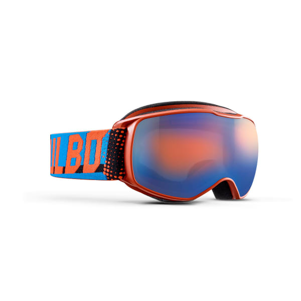 JULBO Youth Echo Snow Goggles, Orange Blue/Blue Flash