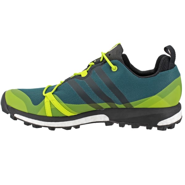 ADIDAS Men's Terrex Agravic Trail Running Shoes, Blue/ Green