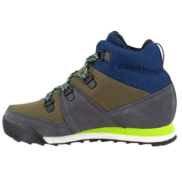 ADIDAS Kids' Snowpitch Hiking Shoes, Trace Cargo/Utility Black/Semi Solar Yellow